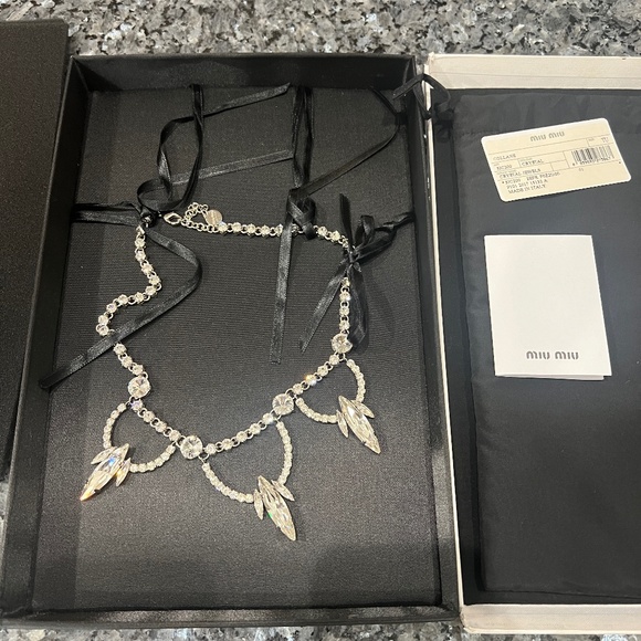 Miu Miu Crystal Necklace - Picture 1 of 4